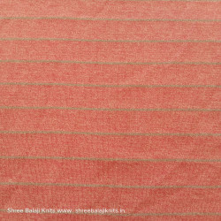 7-C 243 POLY COTTON SILVER LUREX STRIPE 2TH TERRY